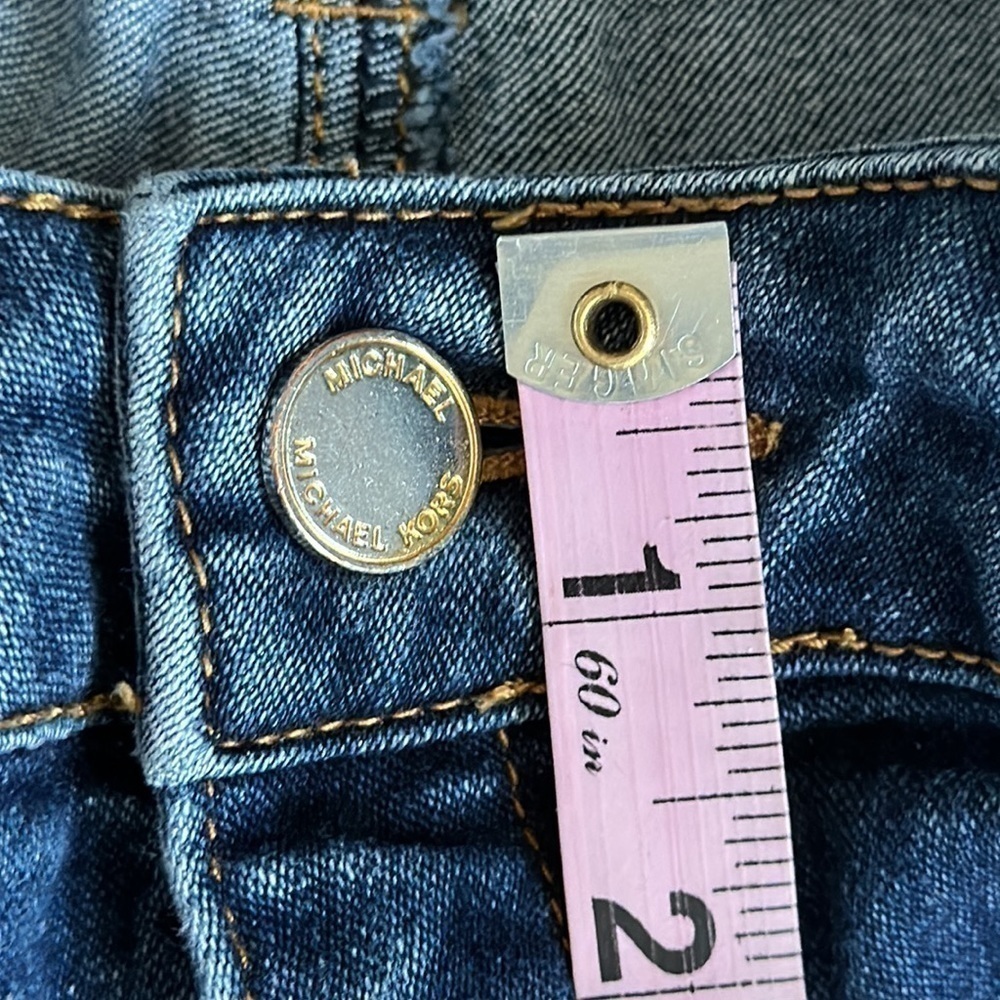 Michael Kors jeans, size 12 women’s gold accents - Picture 9 of 10